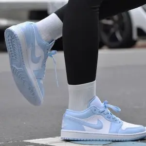 Buy Air Jordan 1 Low White Ice Blue in Dubai UAE