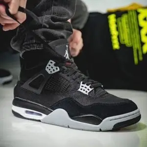 Air Jordan 4 Black Canvas