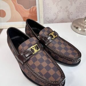 Louis Vuitton Brown Check Major Loafer