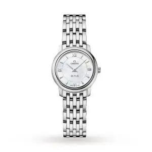 Omega De Ville Prestige Quartz Ladies Watch Silver 24.4mm
