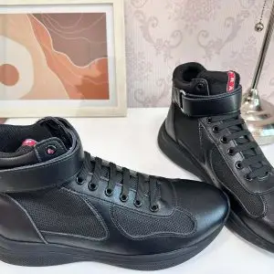 Prada America's Cup Patent Leather Casual Shoe
