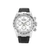 Rolex Daytona White Dial Black Rubber Strap