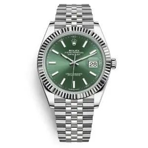 Rolex Oyster Datejust II Jubilee Steel Mint Green Dial 41 mm