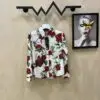 D&G Vintage Red Rose Floral Shirt