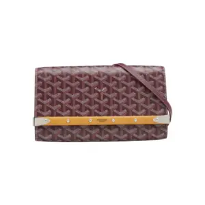 Goyard Goyardine Coated Canvas and Leather Monte Carlo Bois Bag