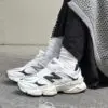 NEW BALANCE 9060 WHITE BLACK