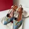 Valentino Garavani Blue VLogo Heels