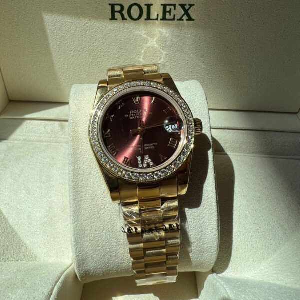 Design Datejust 36 Olive Green Dial Midsize Luxury Watch - Dubai Fashion LUX