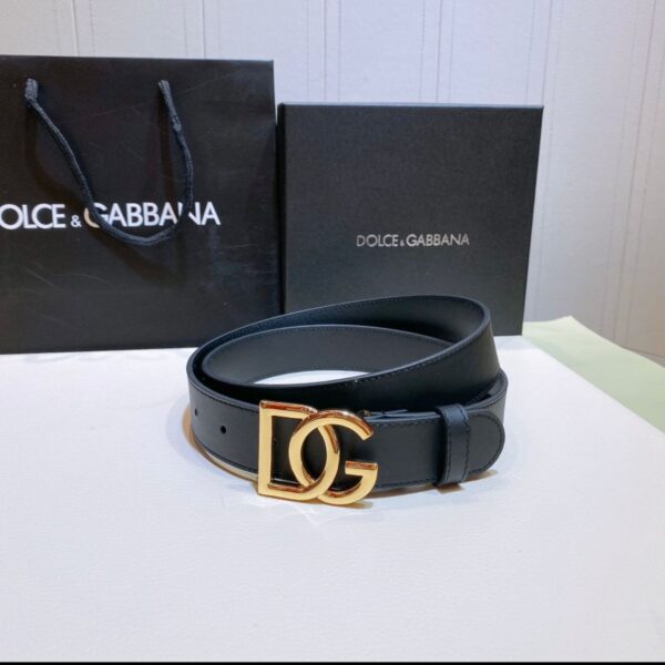 Design DG leather belt - Dubai Fashion LUX