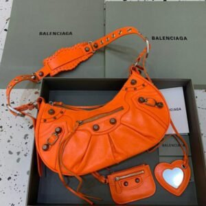 Bal Le Cagole XS Leather Shoulder Bag - Dubai Fashion LUX