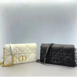 DIOR CARO MACROCANNAGE POUCH