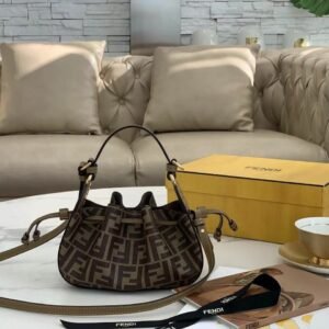 COATED CANVAS POMODORINO MINI BAG - Dubai Fashion LUX