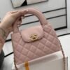 Design 23K Mini / Small Kelly Bag in Light Pink Calfskin and AGHW - Dubai Fashion LUX