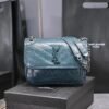 Design Baby Niki Chain Bag In Crinkled And Quilted Leather - Dubai Fashion LUX
