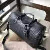Design BLACK ‘Intreciatto’ weave duffel bag - Dubai Fashion LUX