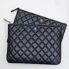Design Caviar Quilted Large Cosmetic Case Black - Dubai Fashion LUX