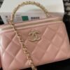 Design CLUTCH Lambskin Vanity Box bag - Dubai Fashion LUX