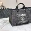 Chanel Deauville tote chain shoulder bag
