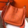 Design Evelyne small model shoulder bag in gold leather taurillon clémence - Dubai Fashion LUX
