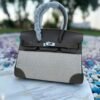 Design Fred Canvas & Leather Satchel/Shoulder Bag - Dubai Fashion LUX