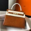 Design Kelly Sellier 25 Black Shiny Alligator Gold Hardware - Dubai Fashion LUX