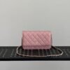 Design Lambskin Quilted Coco Bow Wallet On Chain WOC - Dubai Fashion LUX