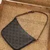 Design MEDIUM CROQUE BAG IN TRIOMPHE CANVAS AND CALFSKIN - Dubai Fashion LUX