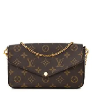 Design Monogram Pochette Felicie Chain Wallet Fuchsia - Dubai Fashion LUX