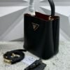 Prada Saffiano Leather Handle Bag