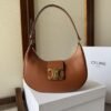 Design Tan Ava Triomphe Soft Bag In Smooth Calfskin - Leather Shoulder Bag for Women - Dubai Fashion LUX