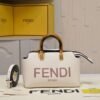 Design Vitello King Plexiglass Logo Embossed Mini By The Way Top Handle Boston Bag Caramello - Dubai Fashion LUX