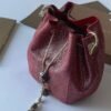 Drawstring Shoulder Bag Trendy Synthetic Leather Adult Cute Plain Synthetic Leather Date - Dubai Fashion LUX