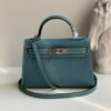 Kelly Handbag Jean Togo with Palladium Hardware - Dubai Fashion LUX