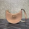 Leather 'V Sling' shoulder bag - Dubai Fashion LUX
