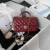 Mini Flap Bag With Top Handle - Dubai Fashion LUX