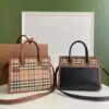 Mini Vintage Check Two-handle Title Bag - Dubai Fashion LUX