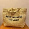 Rive Gauche crochet raffia tote bag - Dubai Fashion LUX