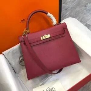 Togo Kelly Retourne 28 Etoupe - Dubai Fashion LUX