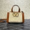 VLOGO SIGNATURE CANVAS SMALL HANDBAG - Dubai Fashion LUX