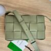 Women's wicker clutch bag. weave trendy bag olive - Dubai Fashion LUX